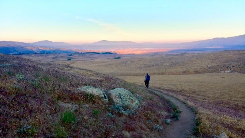 Outside of Eagle Rock in California, just further down the trail than most people go.