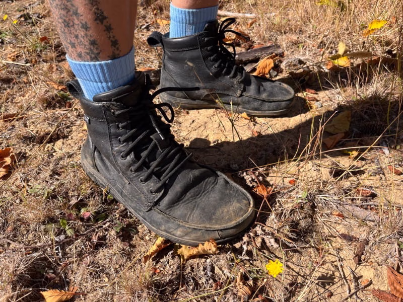 The wide toe box helps keeps my toes blister free.